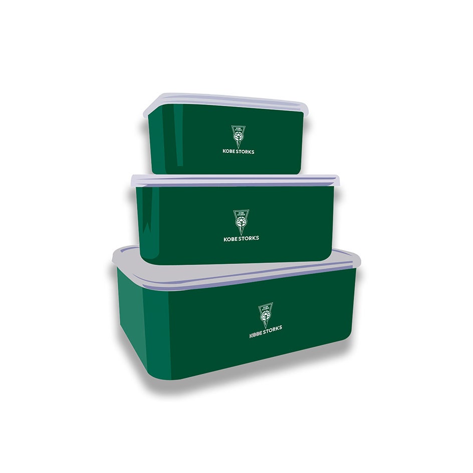 ［25-26 入会特典］スクエア容器(S・M・L)3点セット